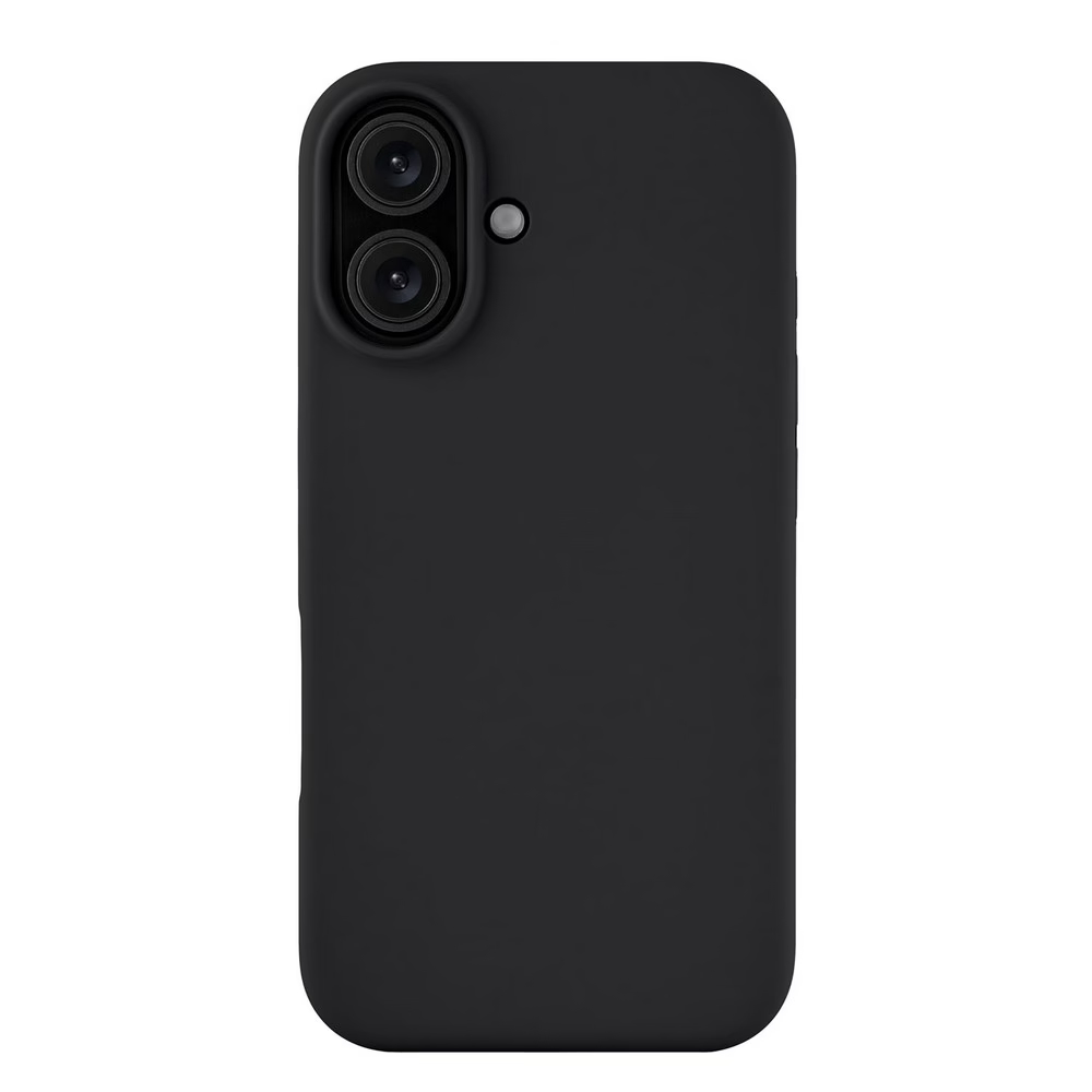 Чехол защитный uBear Touch Mag Case для iPhone 16,силикон, софт-тач, черный